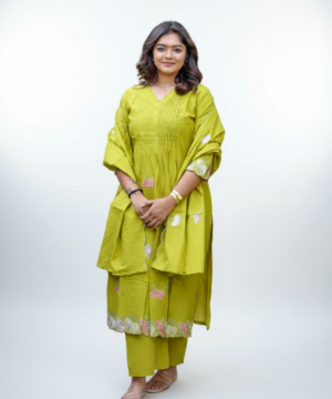 Lemon  Cotton Three Piece