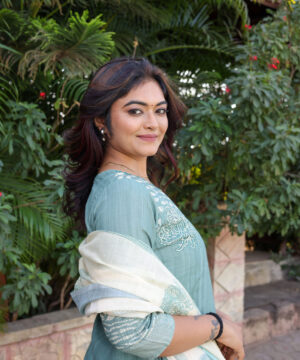 cotton digital handwork three piece