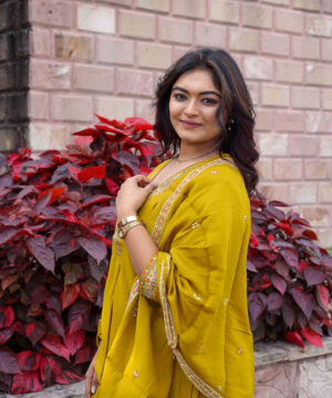 pure mull chhanderi 3 piece