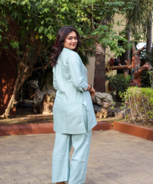 party wear ocean cord set