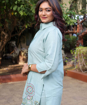 party wear ocean cord set