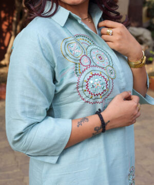 party wear ocean cord set